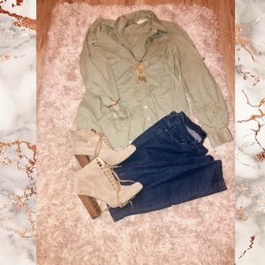 Ann Taylor Loft button down blouse